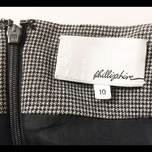 3.1 PHILLIP LIM Houndstooth Pencil Skirt - Picture 6 of 7